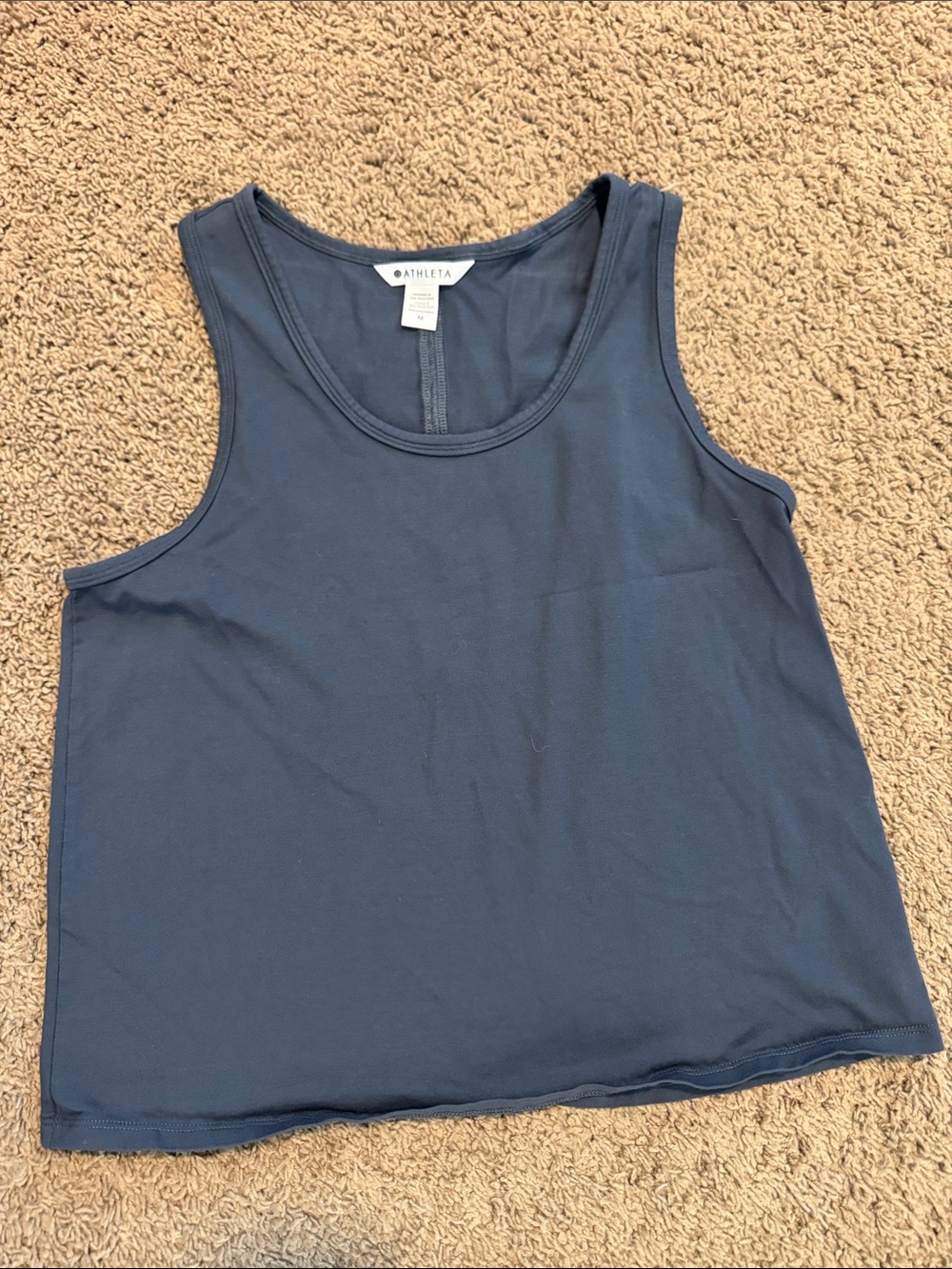 Athleta Women's Dark Navy Scoop-Neck Tank